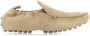TOD'S Suède Loafers in Zandkleur Beige Dames - Thumbnail 1
