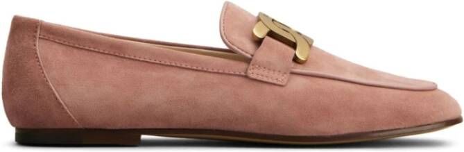 TOD'S Suede Moccasin Kate Pink Dames