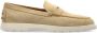 TOD'S Suède schoenen type loafers Beige Heren - Thumbnail 1