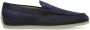 TOD'S Suède schoenen type loafers Blue Heren - Thumbnail 1