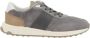 TOD'S Suède Sneakers met Gestructureerde Zool Multicolor Heren - Thumbnail 1