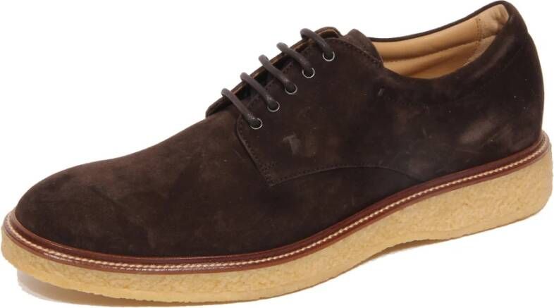 Tod's Suède Veterschoen Gemaakt in Italië