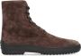 Tod's Suède Veterschoenen enkellaarsjes - Thumbnail 1