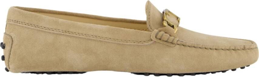 TOD'S Dames Gommino Driving Loafer Beige Dames