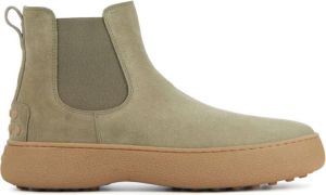 TOD'S Taupe Suede Chelsea Laarzen voor Heren Beige Heren