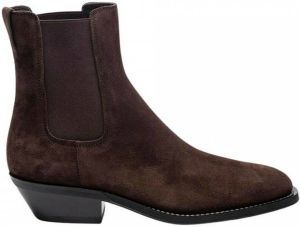 TOD'S Texan suede ankle boots Bruin Dames