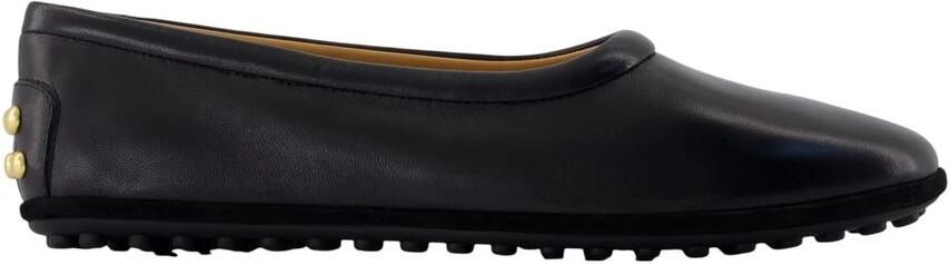 Tod's Ballerina's Leer Zwart