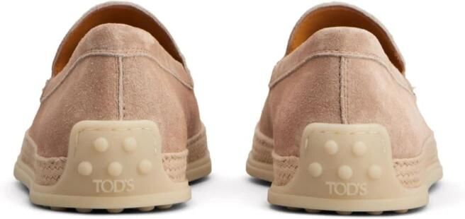 Tod's Beige Leren Instap Platte Schoenen - Foto 3