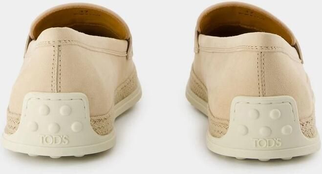 TOD'S Instappers Dames Gomma Rafia 92k Mocass.t Ring Inf. Suède Beige - Foto 2