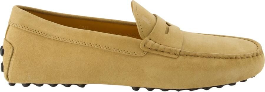 Tod's Beige Suède Gommino Mocassins Lente-Zomer 2025