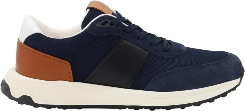 Tod's Blauwe Marineblauwe Sneakers met Leren Details - Foto 2