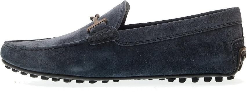 Tod's Blauwe Suède Loafer Mocassins - Foto 2