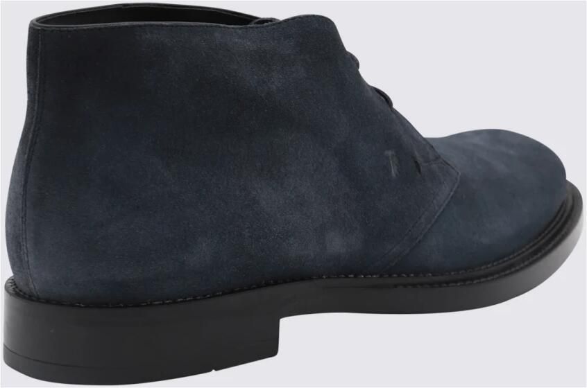 Tod's Blauwe Suède Veterschoenen - Foto 2