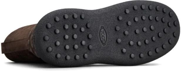 Tod's Bruin Leren Veterschoenen