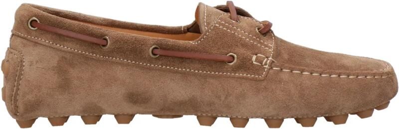 Tod's Bruine leren sandalen met monogramafdruk