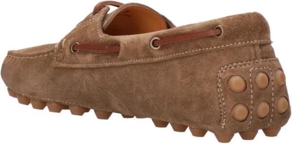 Tod's Bruine leren sandalen met monogramafdruk - Foto 6