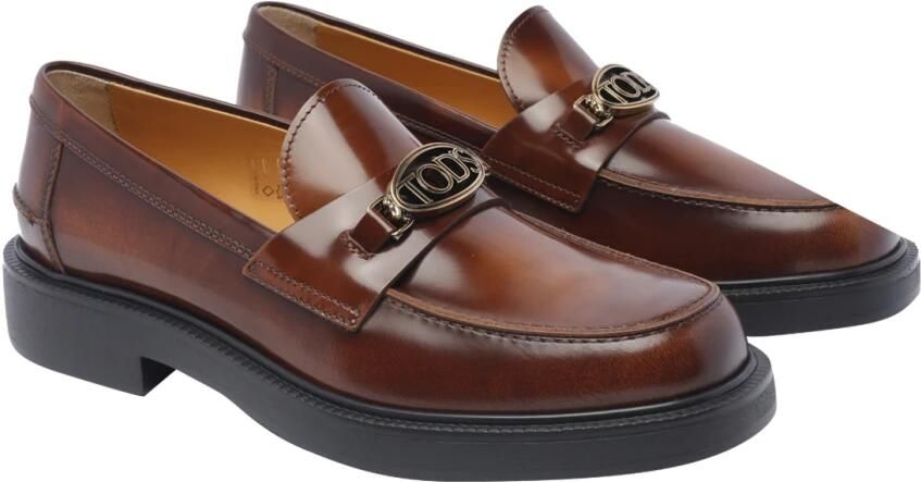 Tod's Bruine Platte Schoenen