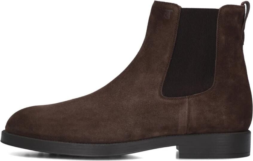Tod's Bruine Suède Chelsea Laarzen voor Heren