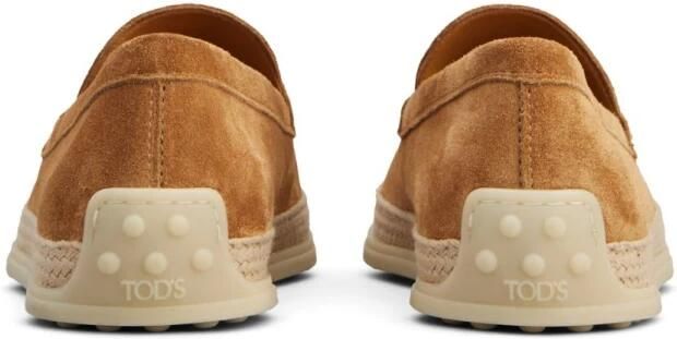 Tod's Bruine Suède Instappers - Foto 4