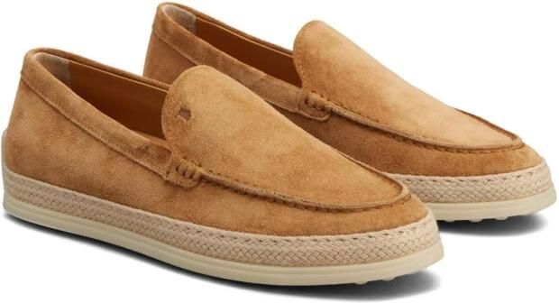 Tod's Bruine Suède Instappers - Foto 3