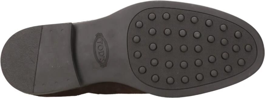 Tod's Bruine Suède Leren Enkellaarzen - Foto 2