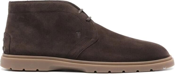 Tod's Bruine Suède Veterschoenen - Foto 2