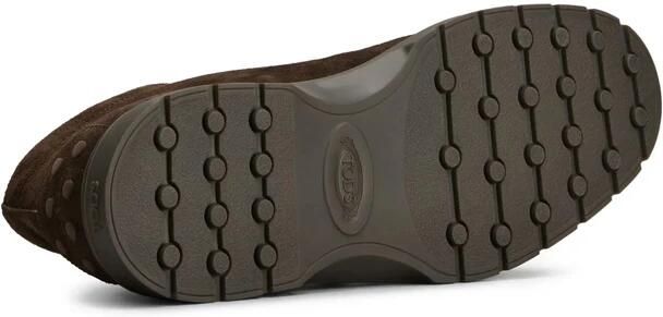 Tod's Bruine Veterschoenen met Ronde Neus