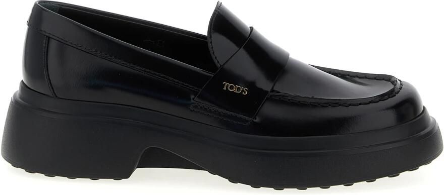 Tod's Brushed Calf Leather Loafers
