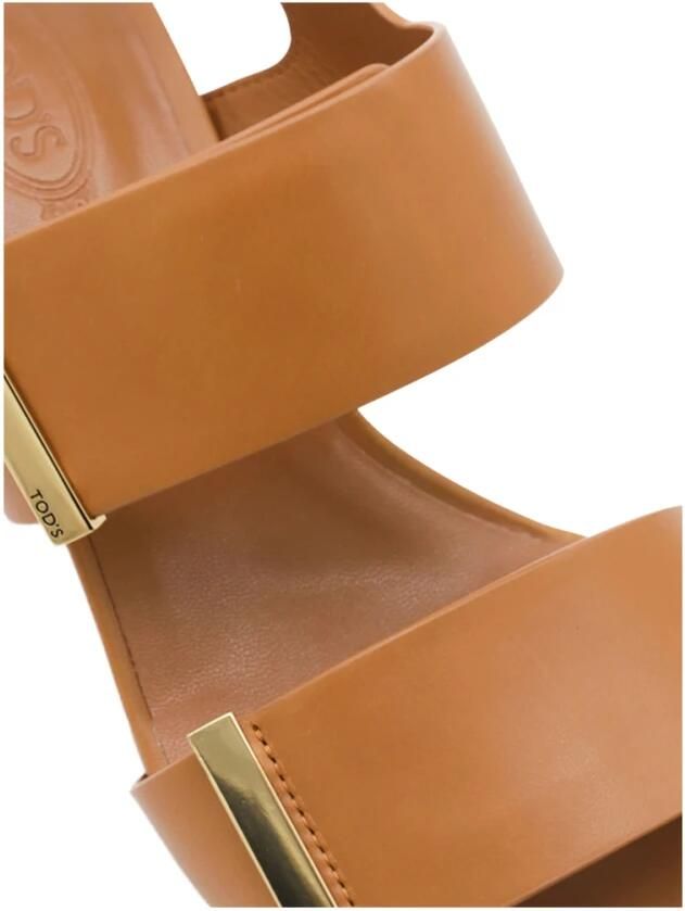 Tod's Cognac Bruin Slingback Hakken Open Teen - Foto 2