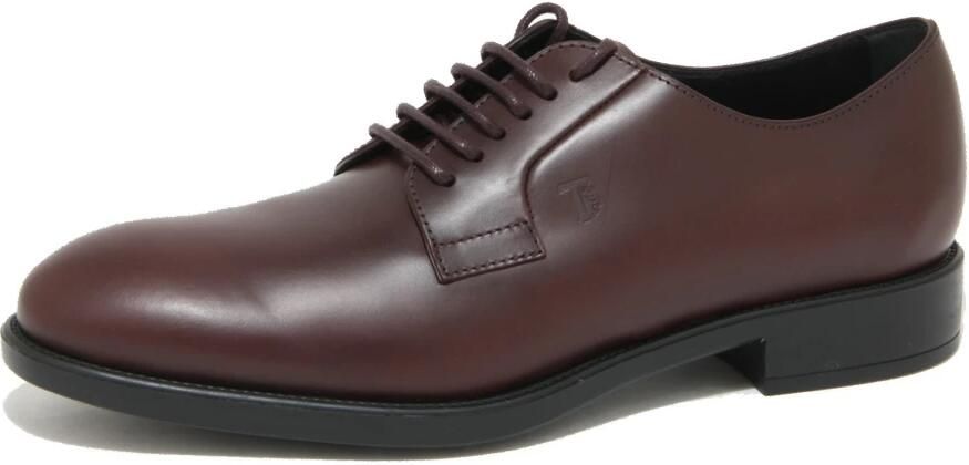 Tod's Bordeaux Derby Schoenen Made in Italy