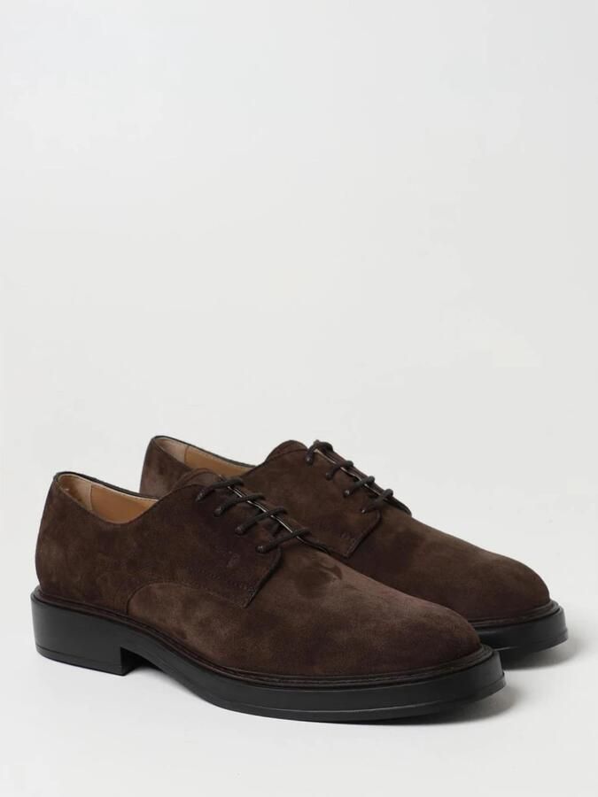 Tod's Donker Suede Brogue Derby Schoenen - Foto 3