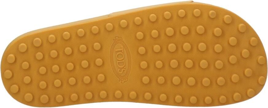TOD'S Donkergele Sandalen Yellow Heren