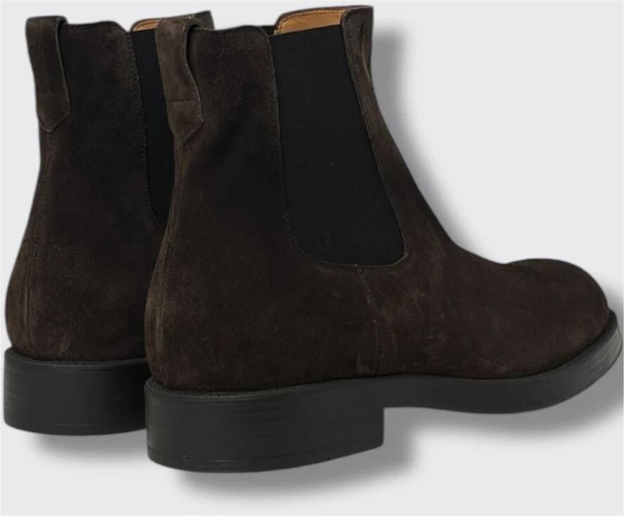 Tod's Elegante Formele Rubberen Enkellaarzen