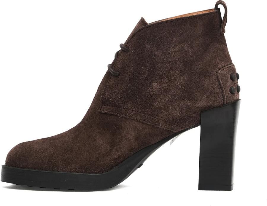 Tod's Enkellaarsjes van suède met veters - Foto 2