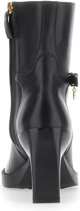 Tod's Enkellaarzen met rubberen zool en 5 cm hak zwart dames - Foto 4