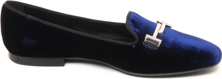 Tod's Fluwelen Ballerina Platte Schoenen
