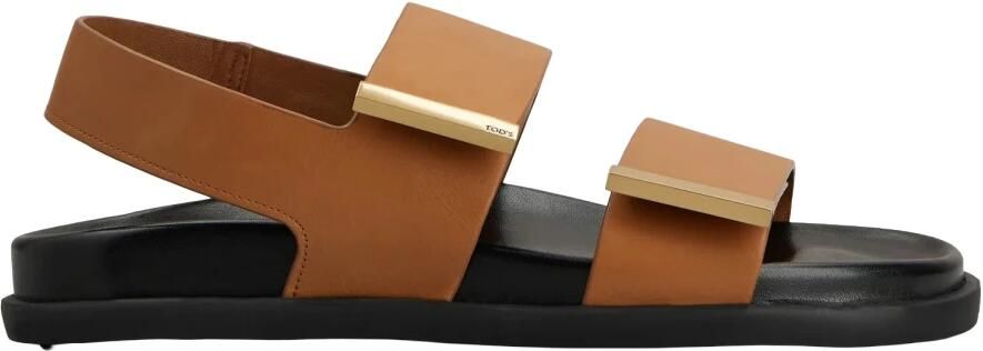 Tod's Footbed+Gomma 68K Fasce Term.Met Sandaal