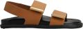 Tod's Footbed+Gomma 68K Fasce Term.Met Sandaal - Bruin