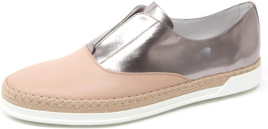 Tod's Rafia Leren Francesina Schoen
