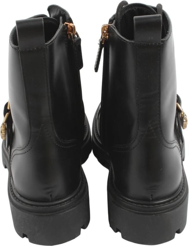 Tod's Glad Leren Veterlaarzen - Foto 2