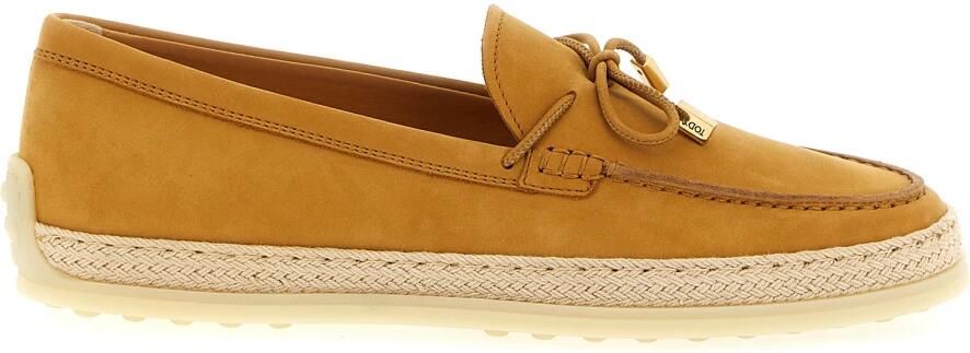 Tod's Gomma Rafia 92K Suede Loafers