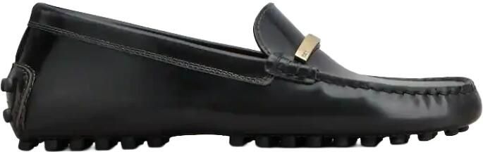 TOD'S Zwarte Lakleren Platte Schoenen Black Dames - Foto 2