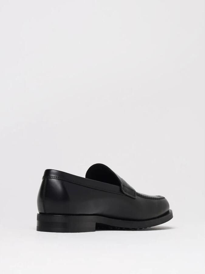 TOD'S Zwarte platte schoenen met 98% katoen Black Heren - Foto 4