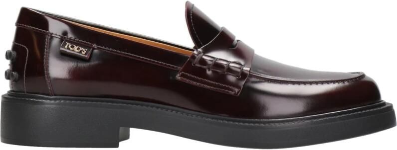 Tod's Grape-Must Leren Masker met Logo