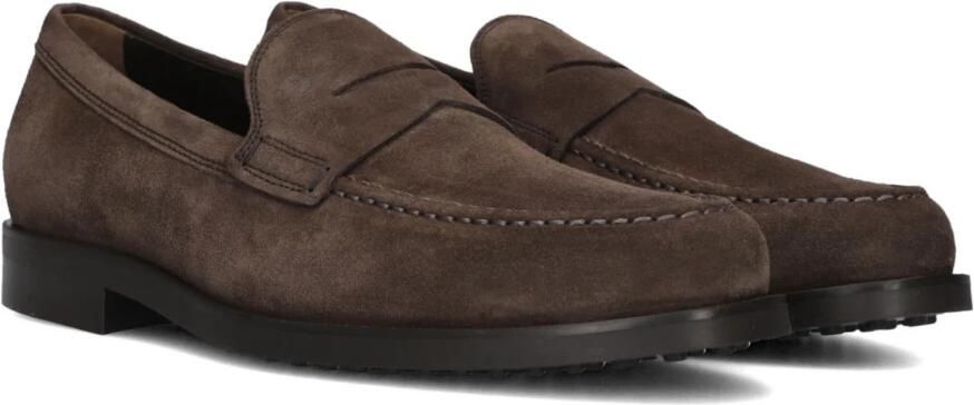 Tod's Heren Instappers Bruin Suède Schoenen - Foto 2