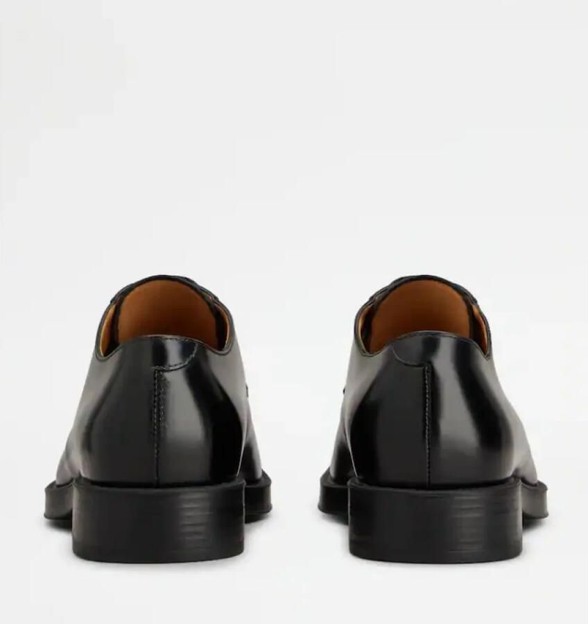 Tod's Zwarte leren derby schoenen voor heren - Foto 2