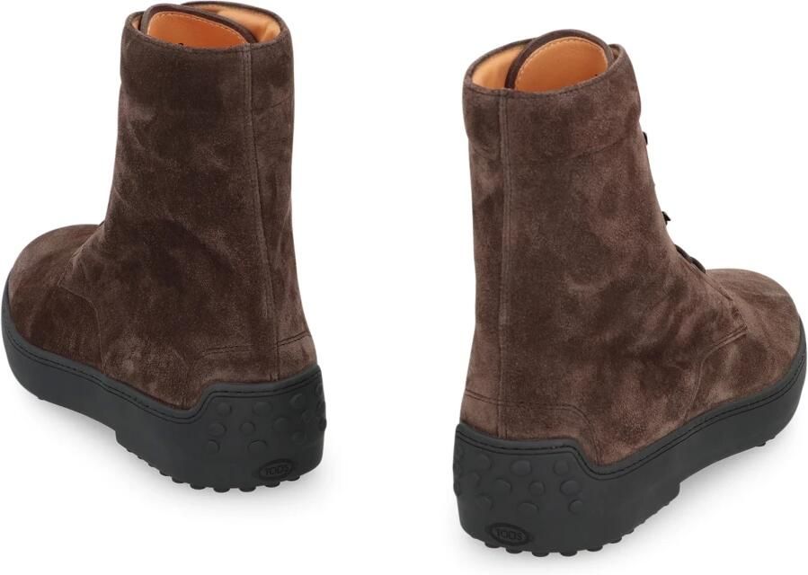 Tod's Lace-up Suede Enkellaarsjes - Foto 2