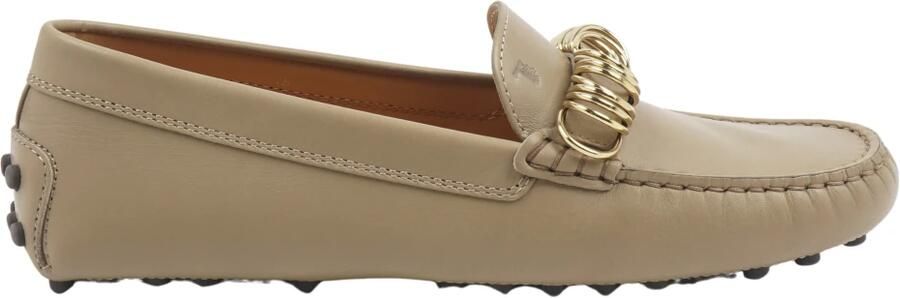 Tod's Leren driving shoes met ringdetail