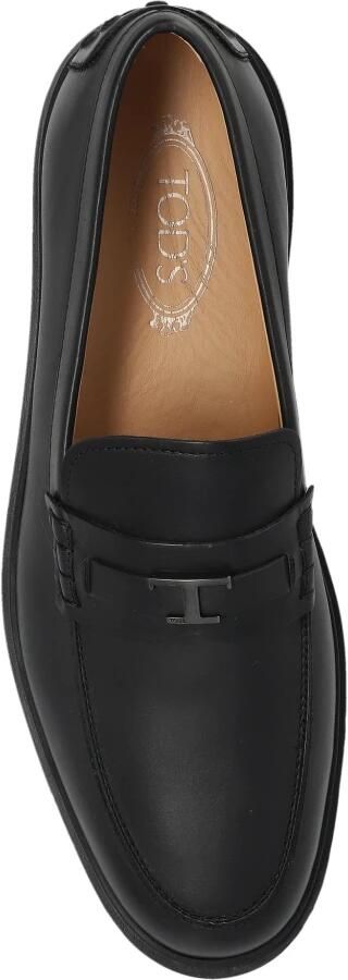 Tod's Leren Loafers Met Metalen Logo - Foto 4