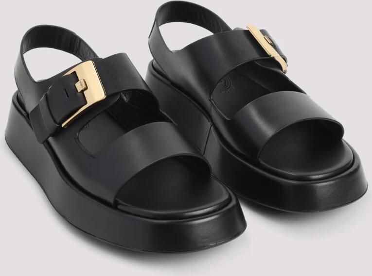 Tod's Leren Platte Sandalen - Foto 2